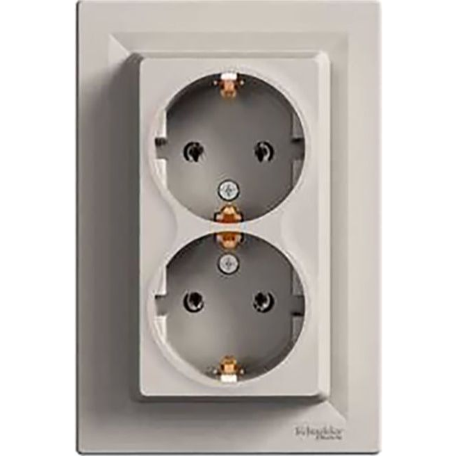 Schneider EPH9900169 ASFORA csavaros bronz 2x2P+F csatlakozóaljzat (EPH9900169)