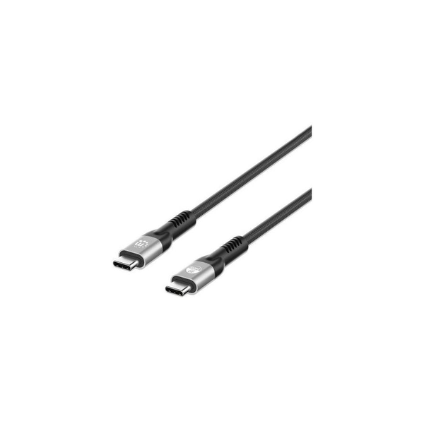 Manhattan 356374 USB-kabel USB4 Gen 3x2 1 m USB C Sort