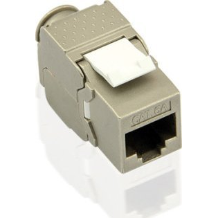 Конектор Keystone Cat.6A, Value, Метал, Черен