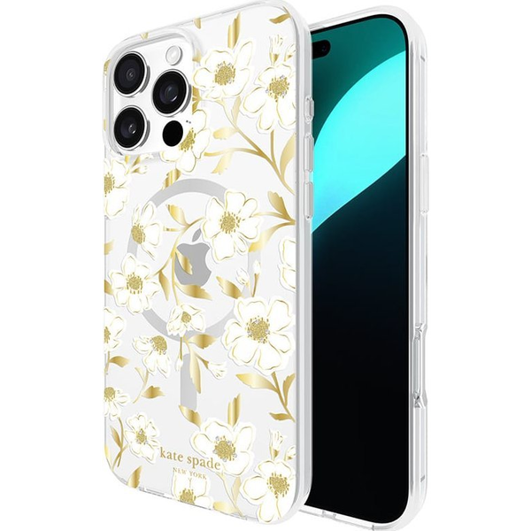  Kate Spade New York Kate Spade New York Protective Gems MagSafe - Etui iPhone 16 Pro Max (Sunshine Floral)