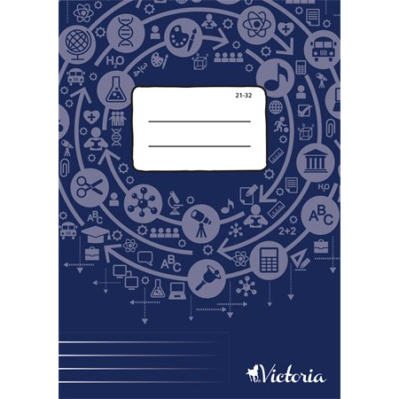 Victoria Circle 21-32 32 lapos A5 Vonalas (4.-8. osztály) Füzet (21-32)