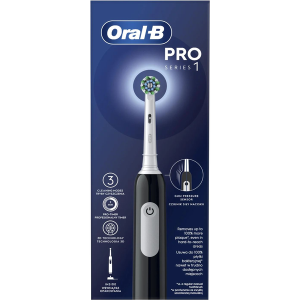 Oral-B PRO Series 1 За възрастни Ротационна осцилираща четка за зъби Черен