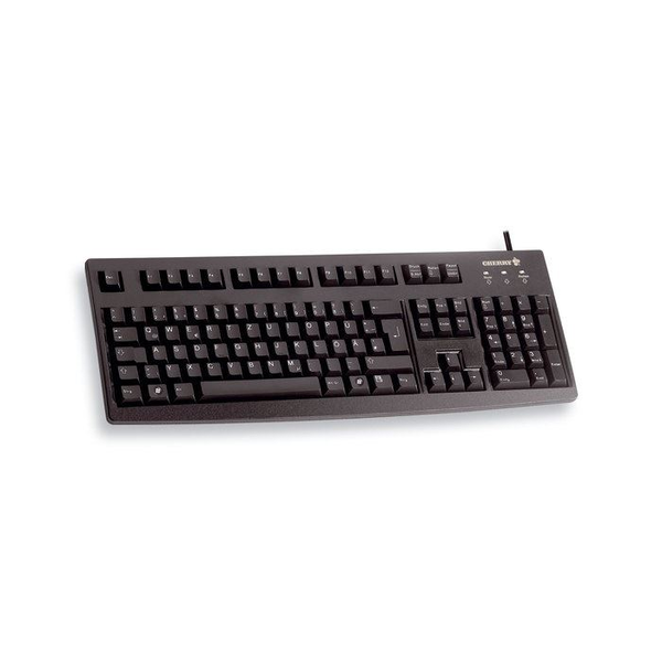 CHERRY G83-6104 tastatur Universel USB QWERTY US engelsk Sort