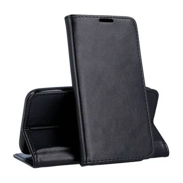 Tok álló, bőr hatású (FLIP, oldalra nyíló, asztali tartó funkció) FEKETE [vivo Y11s] (5996591152349)