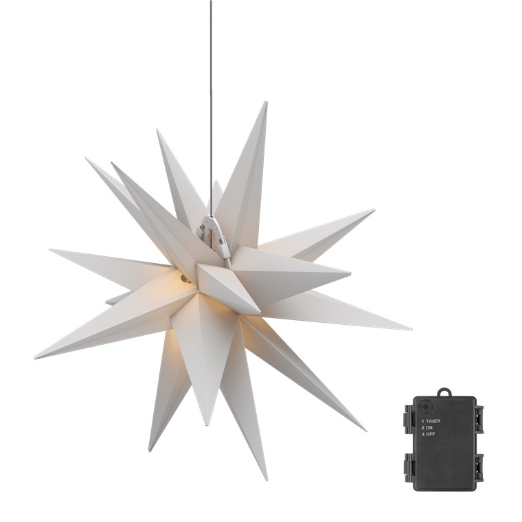 Goobay 64788 LED Karácsonyi függőesztett Elemes csillag Dekoráció (64788)