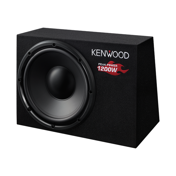 Пасивен субуфер Kenwood KSC-W1200B, Тип кутия, Диаметър на говорителя 30 см, 300W RMS