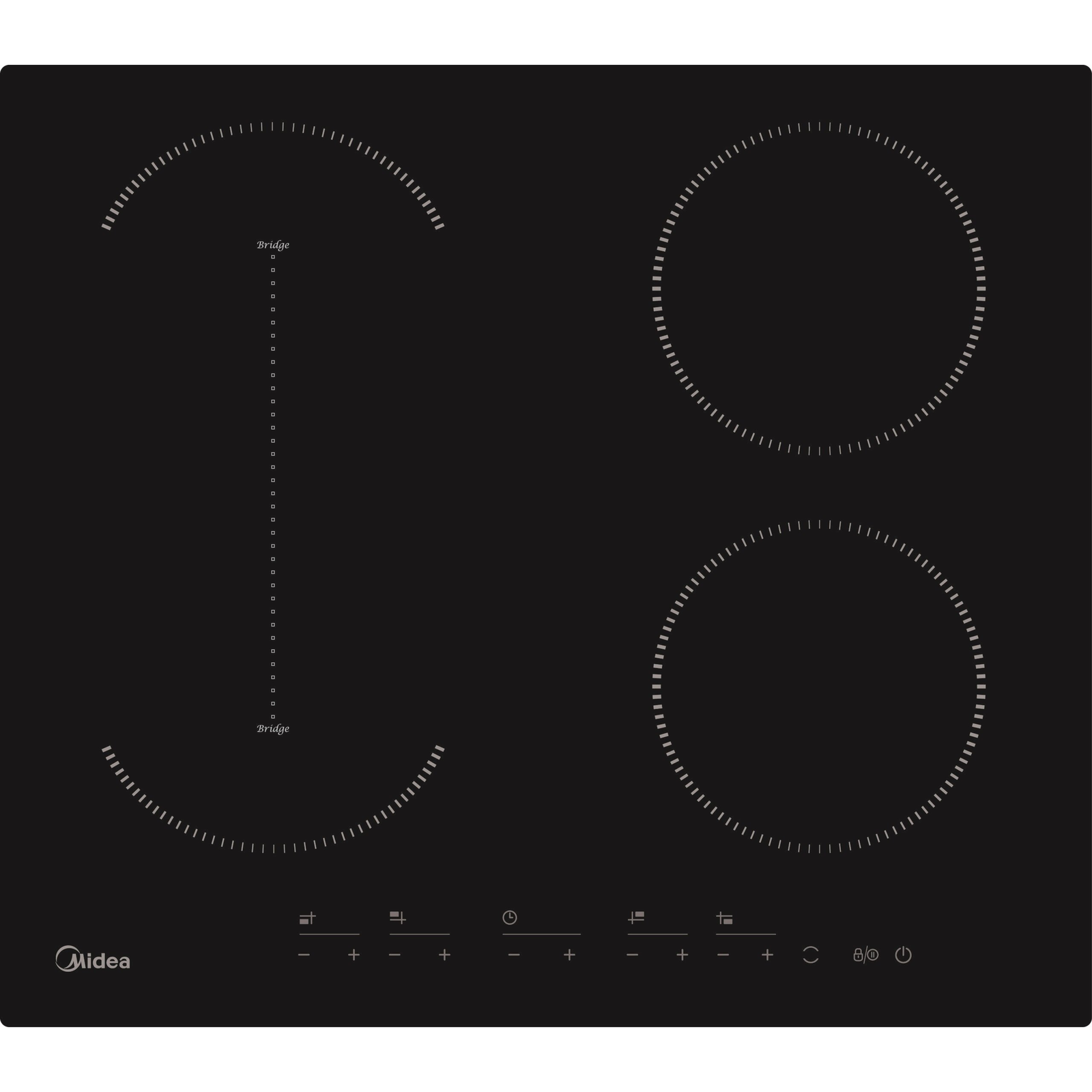 Midea MIH 616AC Indukciós főzőlap - Fekete (MIH 616AC)