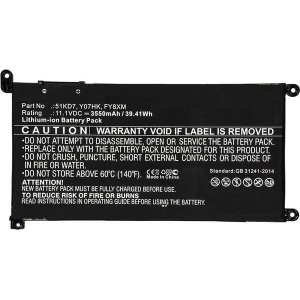 CoreParts MBXDE-BA0194 ricambio per laptop Batteria