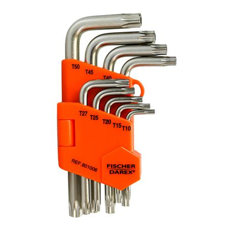 Fischer Darex 0199919 Torx kulcs készlet 9db (0199919)