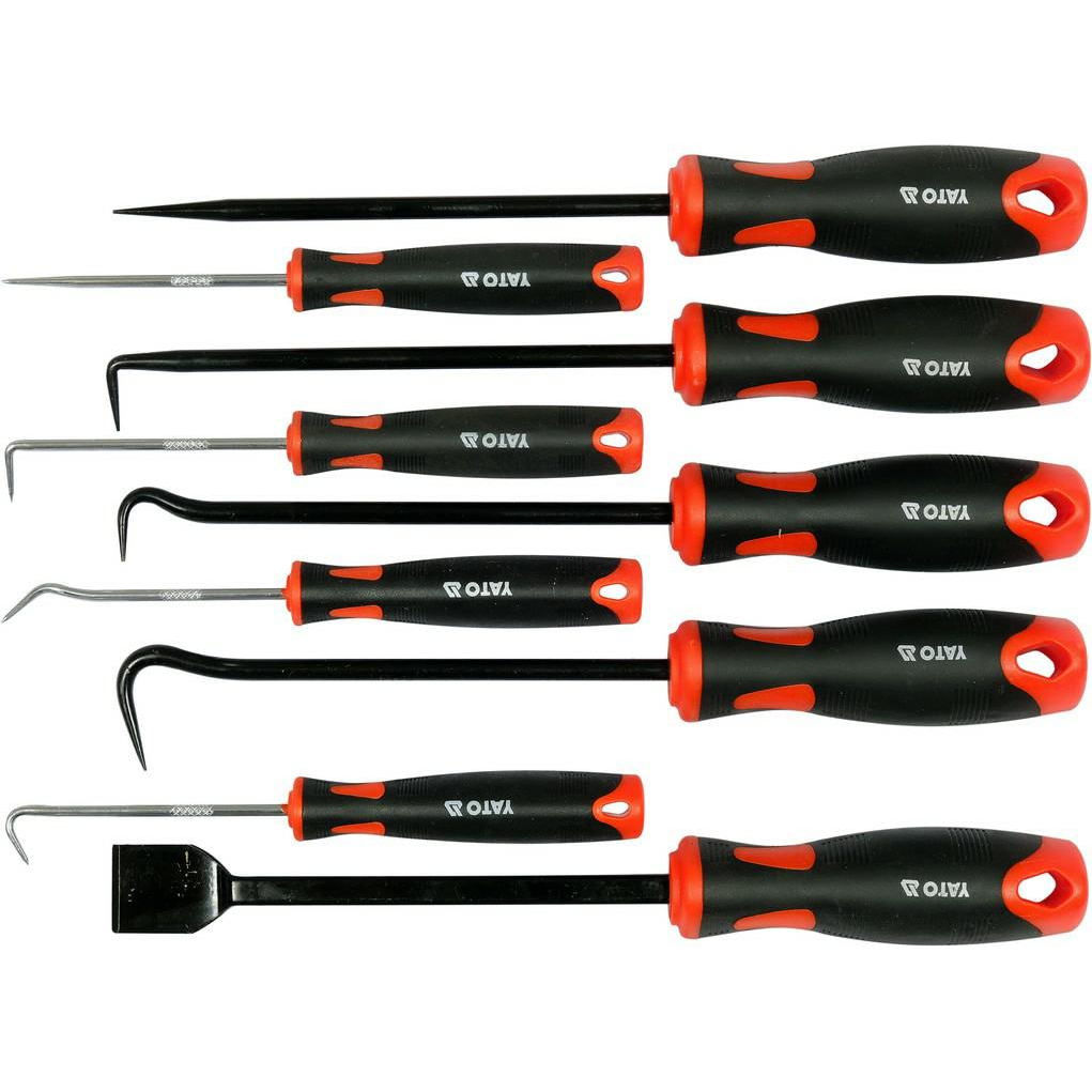 Yato Kézi véső és kampó készlet, 9 db (YT-08426)