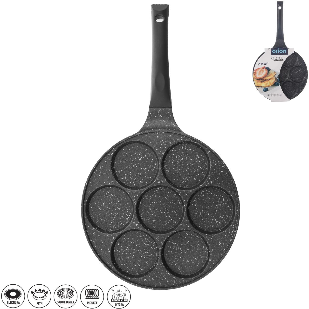 ORION GRANDE tarkedli sütő, 7 cm (112974)