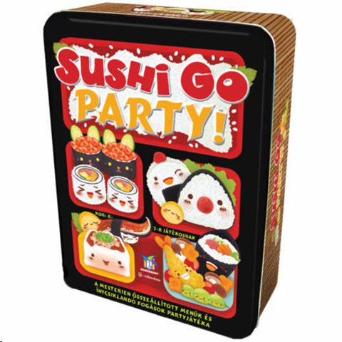 Asmodee Sushi Go Party társasjáték 2-8 játékos (SUSHI-P)