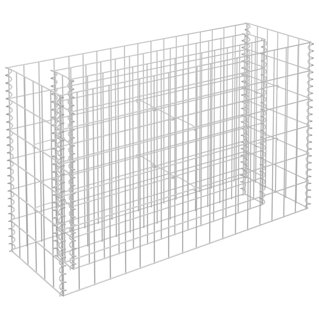 horganyzott acél gabion magaságyás 90 x 30 x 60 cm (145630)