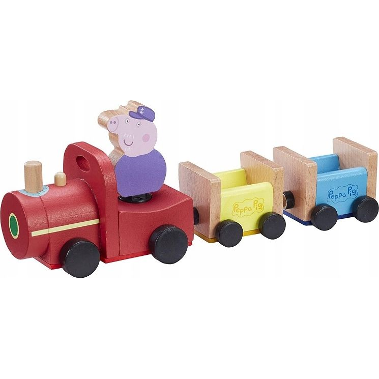Peppa Malac Fajáték - Vonat Nagypapa Figurával (GXP-804132)
