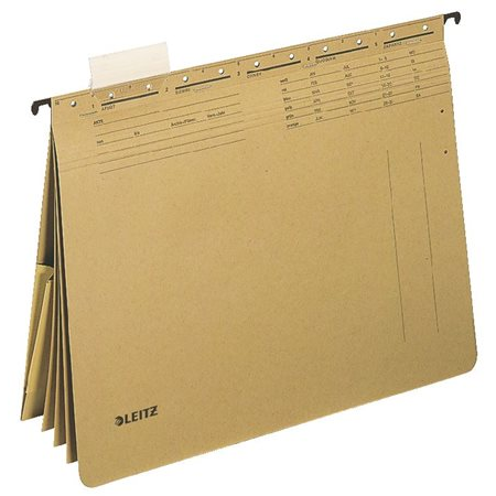 Leitz ALPHA archivador colgante A4 Cartón Marrón
