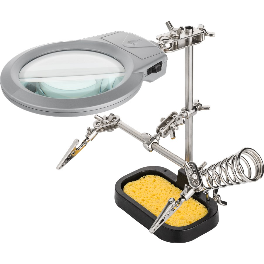 Goobay 51226 Nagyítóval Szerelt Forrasztási segédeszköz (51226)