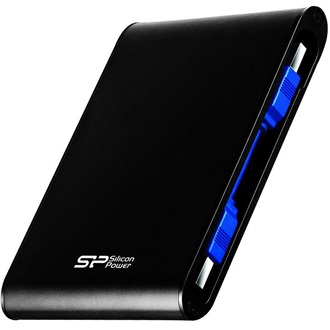 Silicon Power SP010TBPHDA80S3K Armor A80 portable HDD, 1 TB, 2.5", USB 3.2 Gen 1, Black