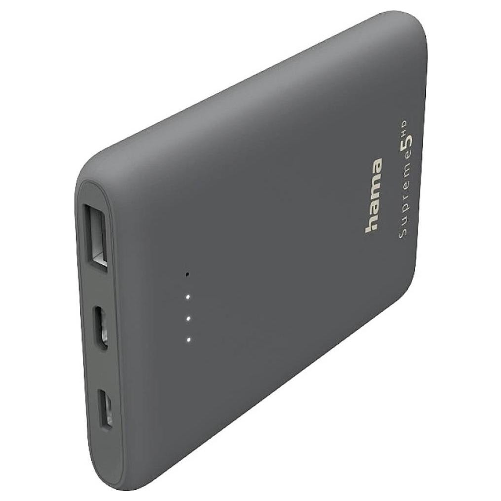 Hama Supreme 5HD Lítium-polimer (LiPo) 5000 mAh Szürke (201671)