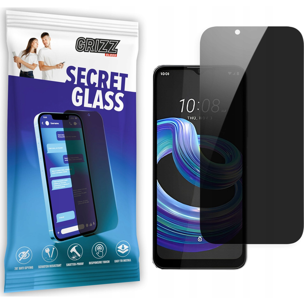  GrizzGlass Szkło prywatyzujące GrizzGlass SecretGlass do HTC Wildfire E3 Lite