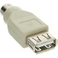 InLine 33103 adattatore per inversione del genere dei cavi PS/2 male Beige