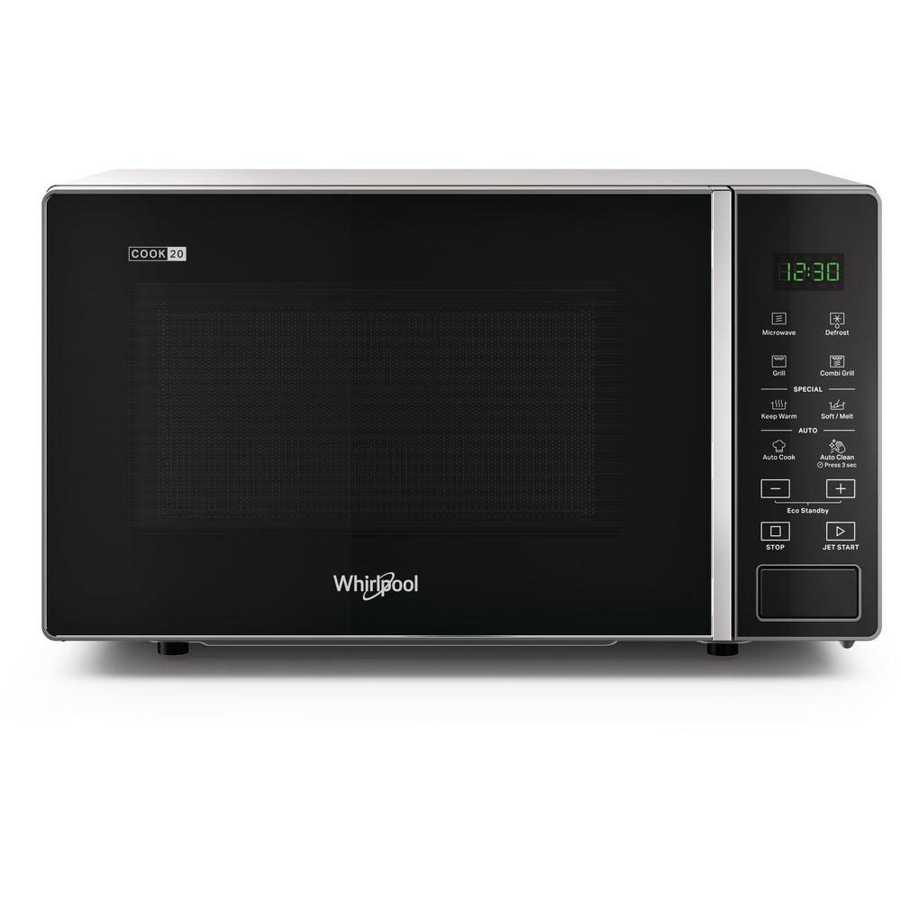 Whirlpool Cook20 MWP 203 SB Na pracovnú dosku Mikrovlnná rúra s grilom 20 L 700 W Čierna, Strieborná (MWP 203 SB)