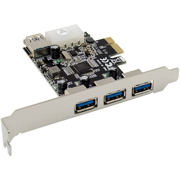 InLine 76662D scheda di interfaccia e adattatore Interno Molex 4-pin, USB 3.2 Gen 1 (3.1 Gen 1)