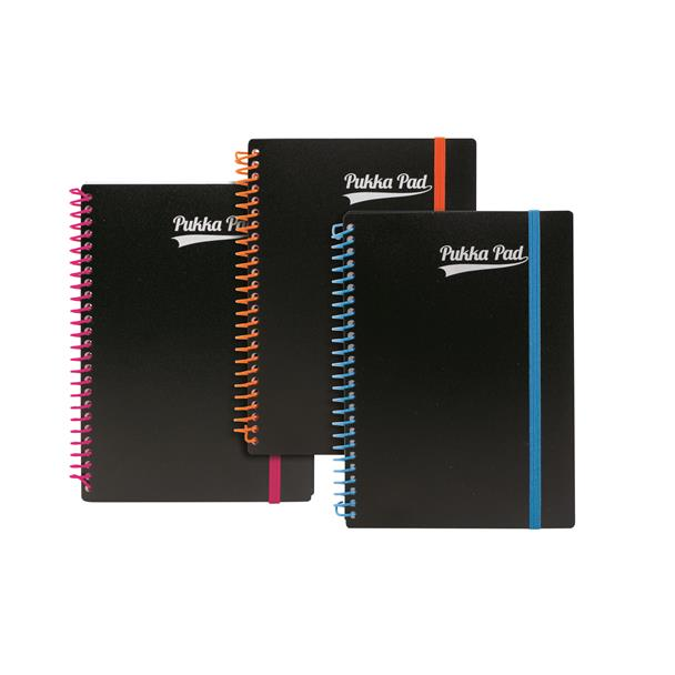 Pukka Pad Neon notepad 100 lapos A5 vonalas spirálfüzet (7663-PPN)