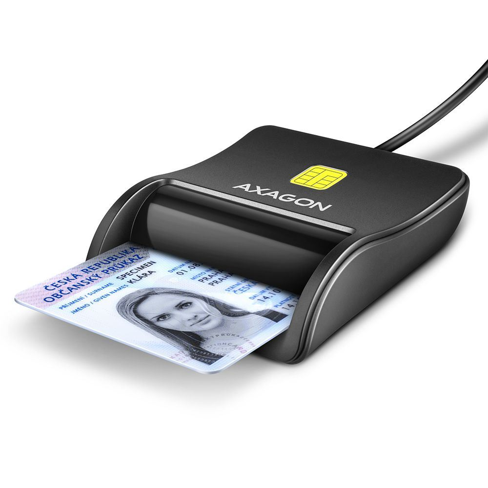 Čítačka identifikačných kariet USB AXAGON CRE-SM3N (CRE-SM3N)