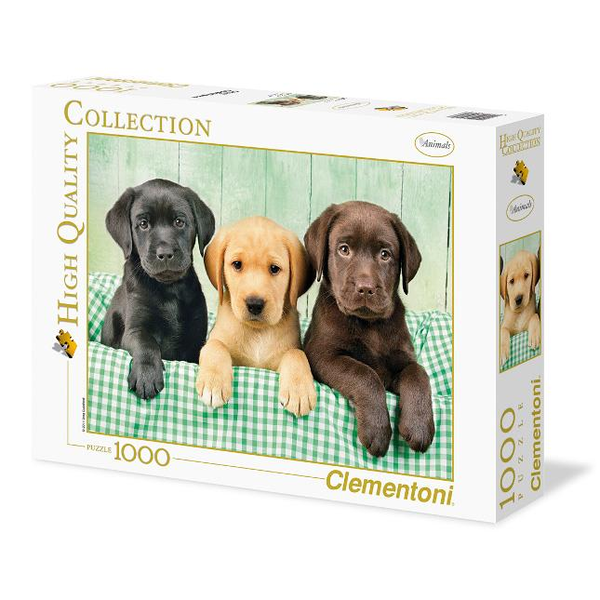 Clementoni Three Labs Puslespil 1000 stk Dyrelivet