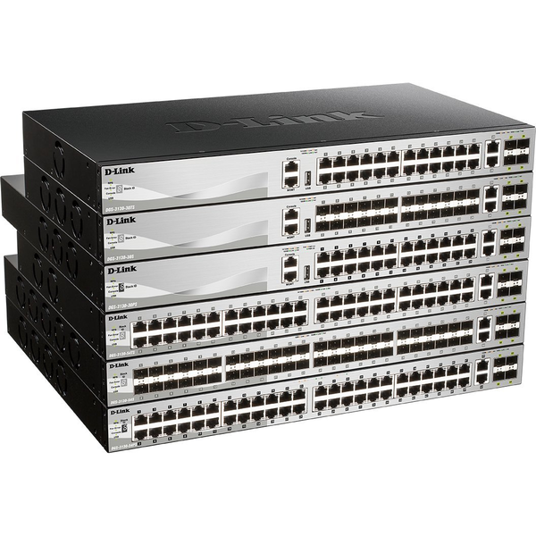 D-Link DGS-3130-30PS/E netwerk-switch Managed L3 Gigabit Ethernet (10/100/1000) Power over Ethernet (PoE) Grijs