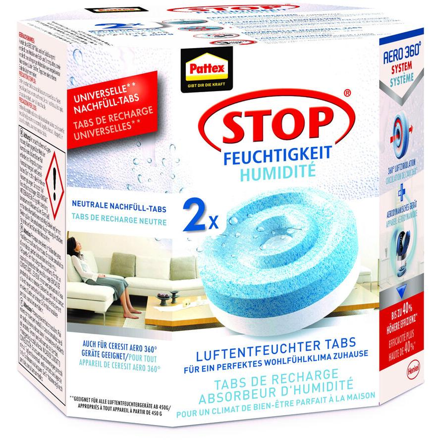 Pattex párátlanító utántöltő tabletta AERO 360, 2x450g (9H PLAN2)