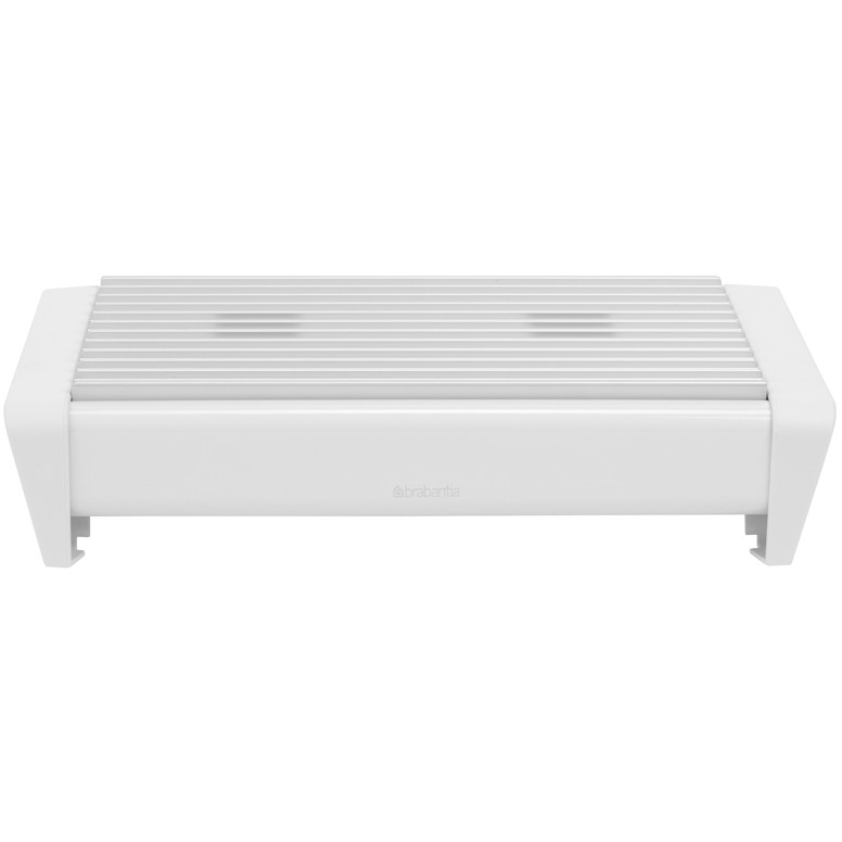BRABANTIA Food Warmer ételmelegítő állvány. 2db teamécses égőtartóval. fehér acél test. r.m. acél rács - 477164