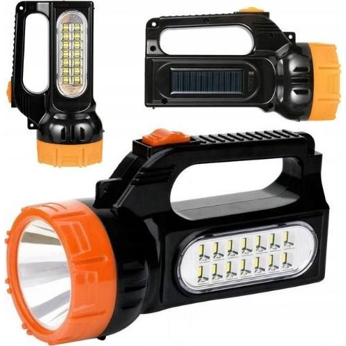 Latarka Libox Latarka szperacz akumulatorowa z solarem LB0169 LIBOX
