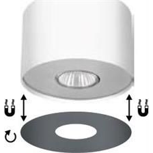 Nowodvorski Point Általános mennyezeti lámpa - Cserélhető Fényforrás , Fehér (6000)