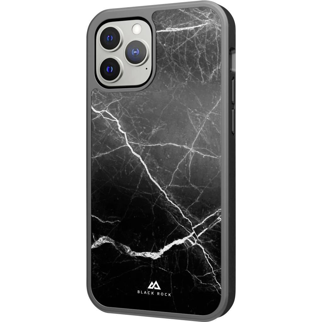 Black Rock Protective Marble Case Cover Apple iPhone 13 Pro Max Fekete (1180RMC02) (1180RMC02)
