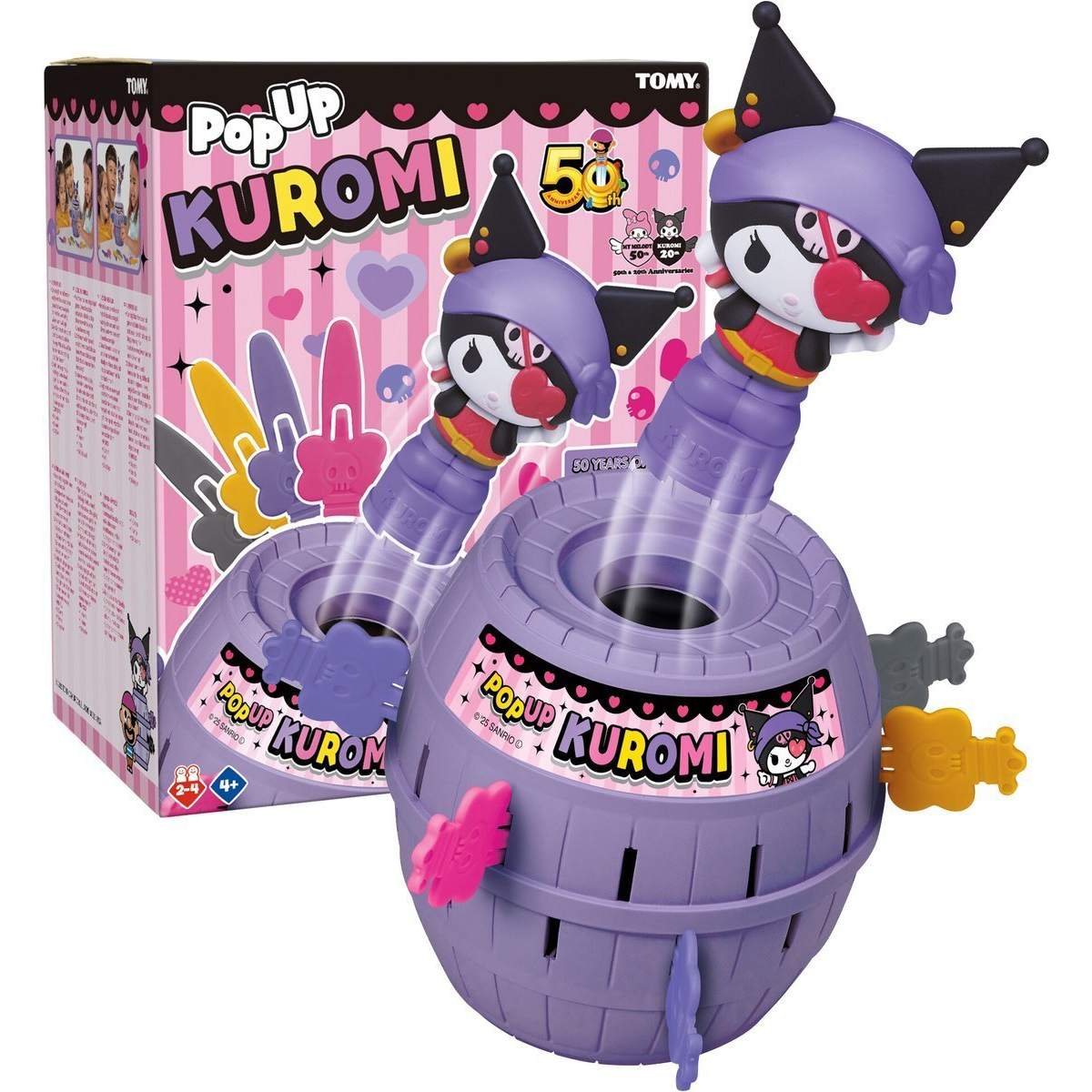 Tomy Pop Up Kuromi Társasjáték Szerencsejáték