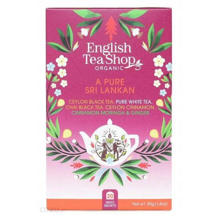 English Tea Shop Tiszta Srí Lanka-i teakeverék 40 g, 20 db, bio ETS20 (N/A)