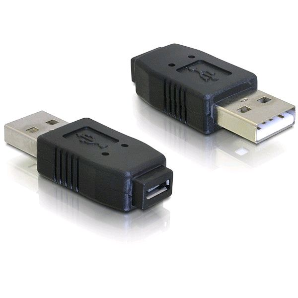 Delock Adapter USB micro-A+B female --> USB 2.0-A male (65029) (65029)