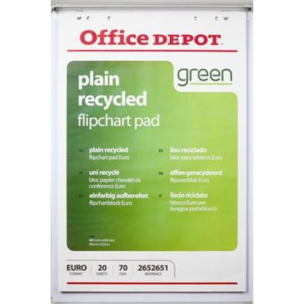 Office Depot flipchart papír sima, 5 tömb (2652651) (od2652651)