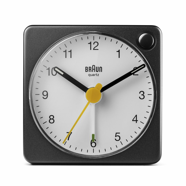 Braun BC02XBW Kwartswekker Zwart, Wit