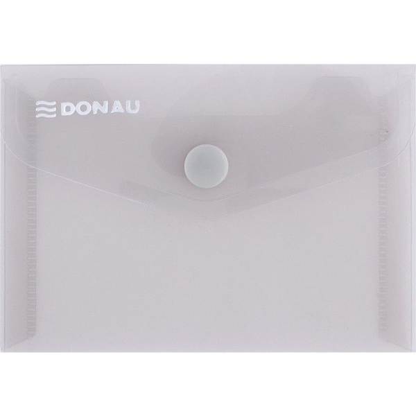  Donau Teczka kopertowa DONAU zatrzask, PP, A7, 180mikr., dymna