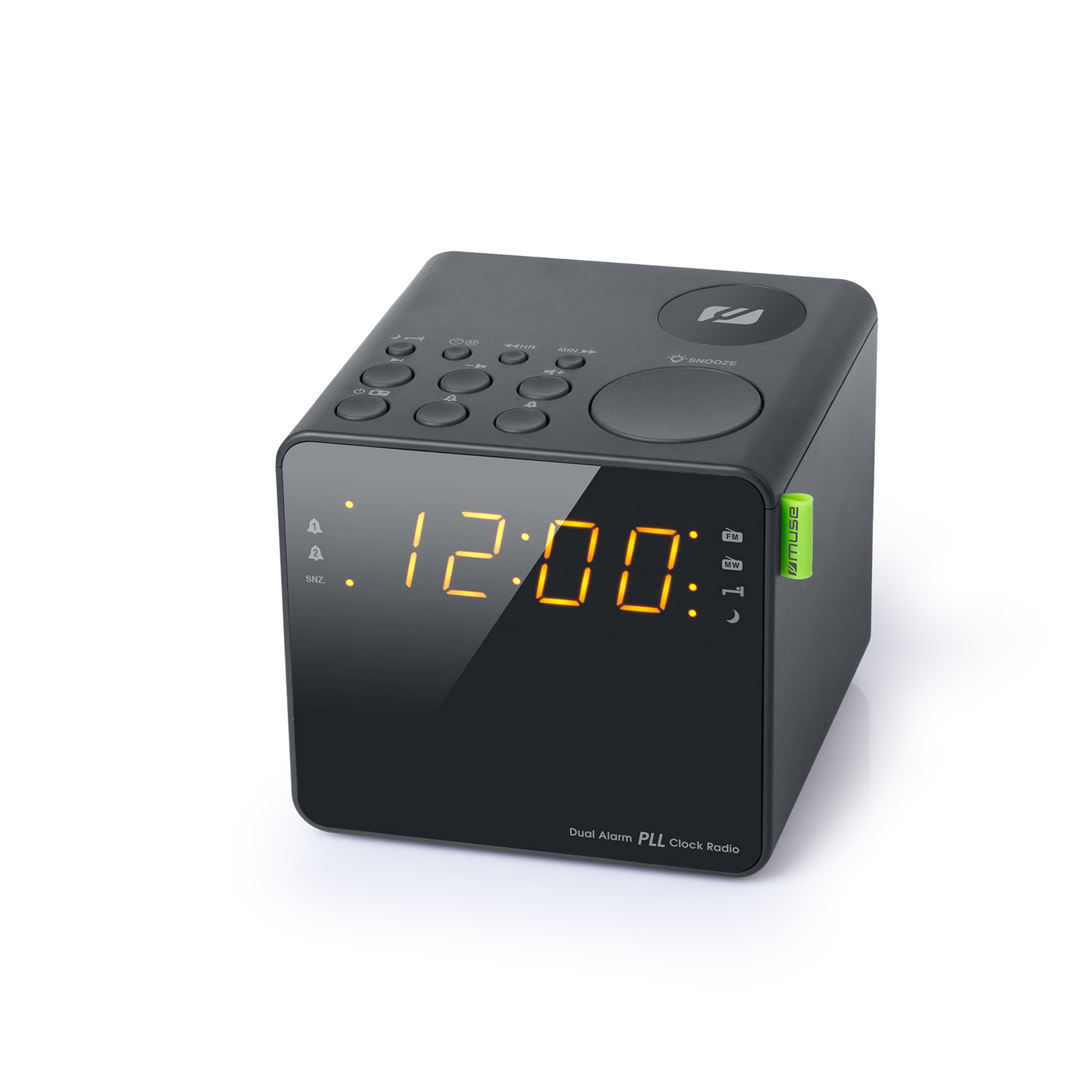 Muse M-187CR Rádiós Ébresztőóra - Fekete (M-187CR)