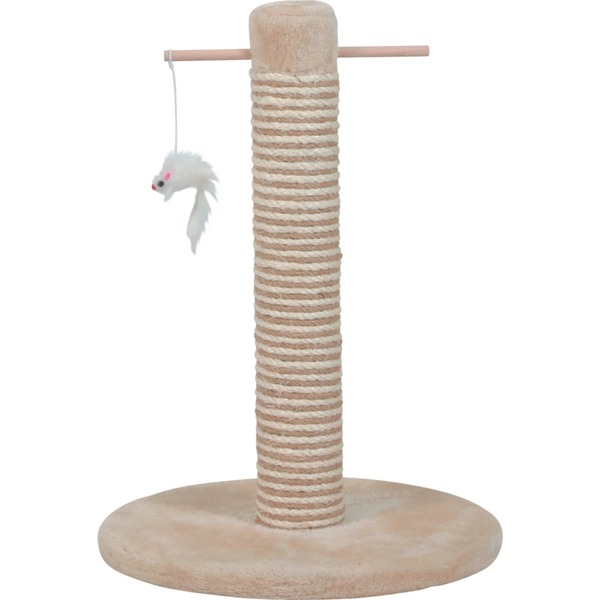 Zolux ZOLUX Drapak dla kota słupek z 2 zabawkami kol. beżowy BI-MATERIAL 48 cm