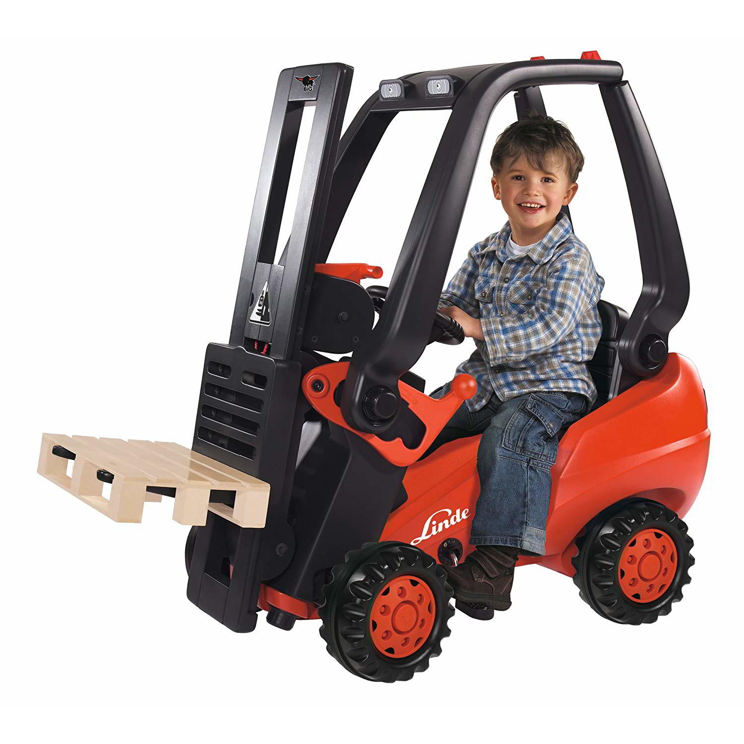 Big Linde játék Targonca - Piros / fekete (800056580)