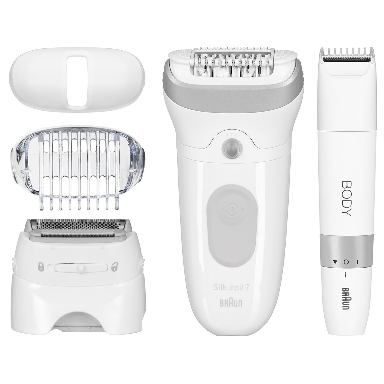 Braun Silk-épil 7 7-441 Csipeszes epilátor - Fehér (7-441)
