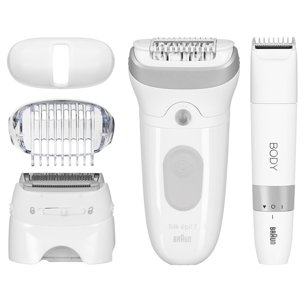 Braun Silk-épil 7 7-441 40 pincetter Sølv, Hvid