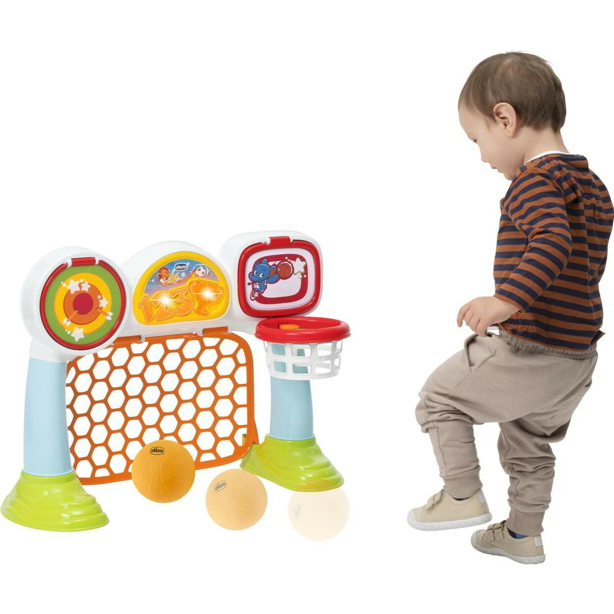Chicco Fit&Fun Liga Ügyességi kosárlabda és foci Labdajáték kicsiknek (00009811000000)