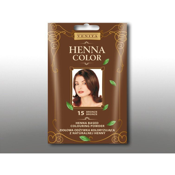  Venita Ziołowa odżywka koloryzująca Henna Color 30g 15 bronze