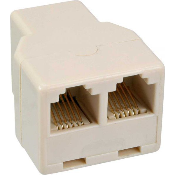InLine 69999B adattatore per inversione del genere dei cavi RJ12 female 2 x RJ12 Bianco