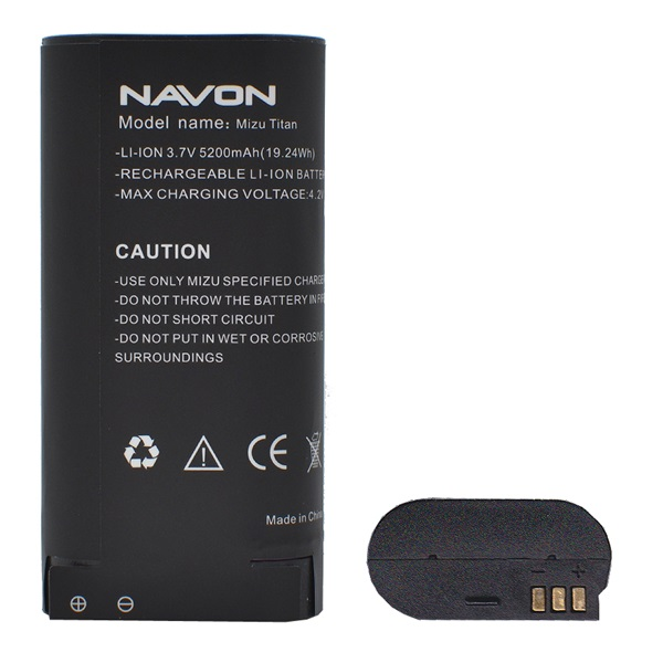 Navon akku 5200mAh LI-ION  Mizu Titan "Gigapack csomagolás" (GP-91238)